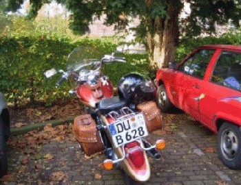 DragStar 650 auf der A31